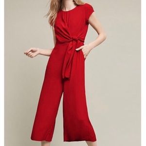 Maeve red jumpsuit with pockets!